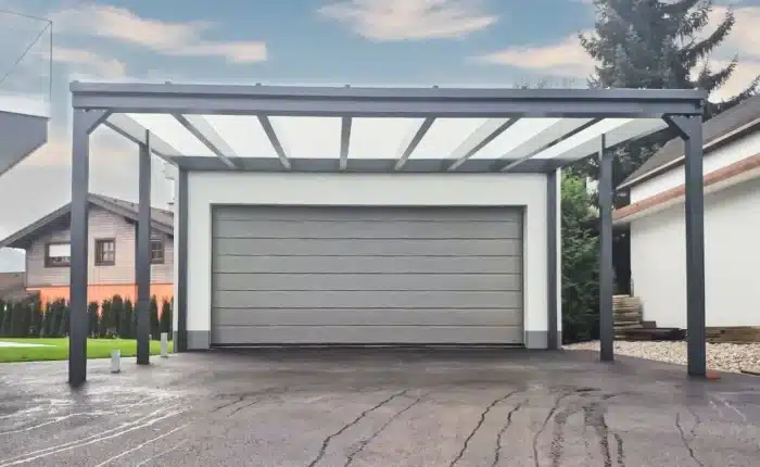 Carport aus Aluminium